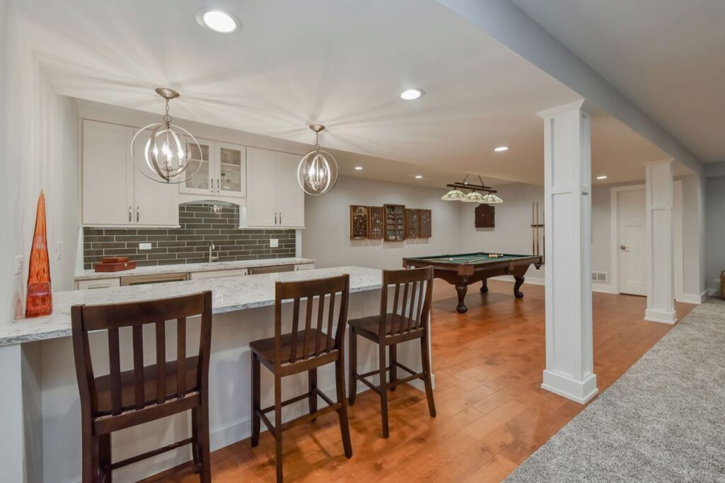 Affordable basement finishing Burlington